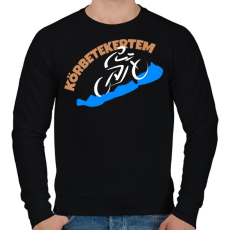PRINTFASHION Körbetekertem! - Férfi pulóver - Fekete