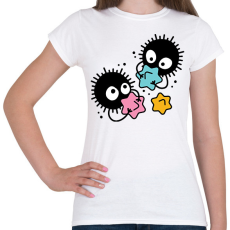 PRINTFASHION Kormocskák - Chihiro - Női póló - Fehér