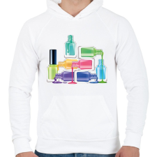 PRINTFASHION Körömlakkok - Férfi kapucnis pulóver - Fehér női pulóver, kardigán