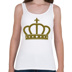PRINTFASHION korona - Női atléta - Fehér