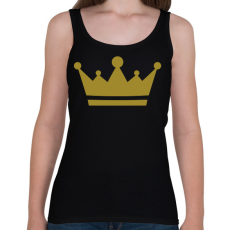 PRINTFASHION korona - Női atléta - Fekete