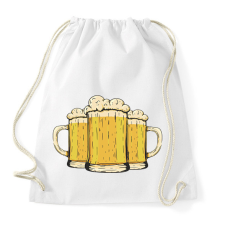 PRINTFASHION Korsó sör - Sportzsák, Tornazsák - Fehér tornazsák