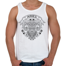 PRINTFASHION Kos - Férfi atléta - Fehér atléta, trikó
