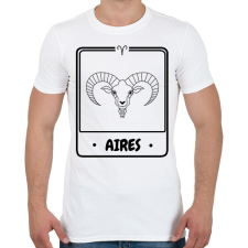 PRINTFASHION kos - Férfi póló - Fehér férfi póló