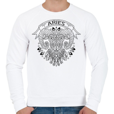 PRINTFASHION Kos - Férfi pulóver - Fehér