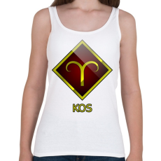 PRINTFASHION Kos - Női atléta - Fehér