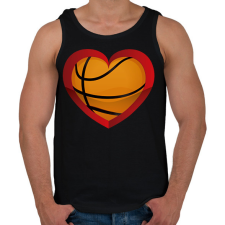 PRINTFASHION Kosaras - Férfi atléta - Fekete atléta, trikó