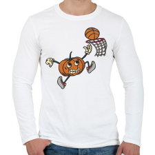 PRINTFASHION Kosaras tök - Férfi hosszú ujjú póló - Fehér férfi póló