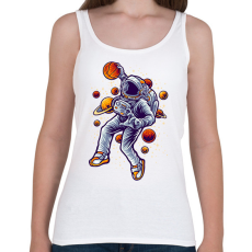 PRINTFASHION Kosaras űrhajós - Női atléta - Fehér