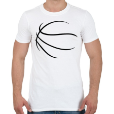 PRINTFASHION Kosárlabda - Férfi póló - Fehér férfi póló