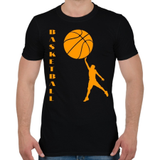 PRINTFASHION Kosárlabda  - Férfi póló - Fekete férfi póló