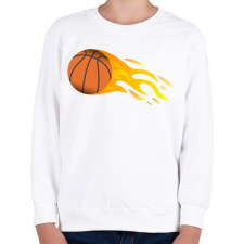 PRINTFASHION Kosárlabda - Gyerek pulóver - Fehér gyerek pulóver, kardigán