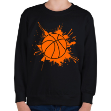 PRINTFASHION Kosárlabda  - Gyerek pulóver - Fekete