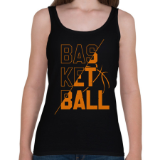 PRINTFASHION kosárlabda  - Női atléta - Fekete női trikó