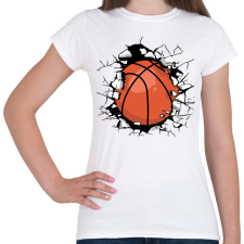 PRINTFASHION Kosárlabda - Női póló - Fehér női póló
