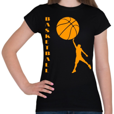 PRINTFASHION Kosárlabda  - Női póló - Fekete