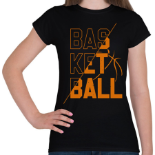 PRINTFASHION kosárlabda  - Női póló - Fekete női póló