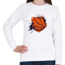 PRINTFASHION Kosárlabda  - Női pulóver - Fehér