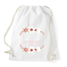 PRINTFASHION Köszönöm anya - Sportzsák, Tornazsák - Fehér tornazsák