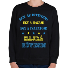 PRINTFASHION Kövesd - Gyerek pulóver - Fekete gyerek pulóver, kardigán