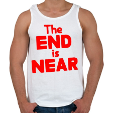 PRINTFASHION Közeleg a vég - Férfi atléta - Fehér atléta, trikó