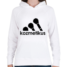 PRINTFASHION Kozmetikus - márka paródia - Női kapucnis pulóver - Fehér