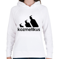 PRINTFASHION Kozmetikus - paródia - Női kapucnis pulóver - Fehér