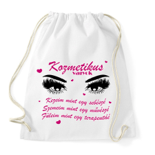 PRINTFASHION Kozmetikus vagyok - Sportzsák, Tornazsák - Fehér tornazsák