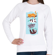 PRINTFASHION Közös hobbi - Női pulóver - Fehér női pulóver, kardigán