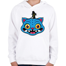 PRINTFASHION Kpop Démon Vadászok tigris és holló - Gyerek kapucnis pulóver - Fehér gyerek pulóver, kardigán