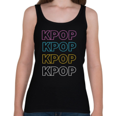 PRINTFASHION KPOP - Női atléta - Fekete