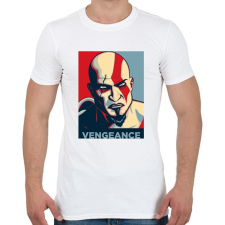 PRINTFASHION Kratos bosszúja - Férfi póló - Fehér férfi póló