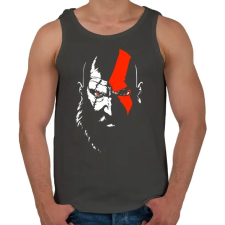 PRINTFASHION Kratos  - Férfi atléta - Sötétszürke atléta, trikó