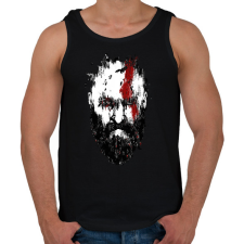 PRINTFASHION Kratos - God of War - Férfi atléta - Fekete atléta, trikó