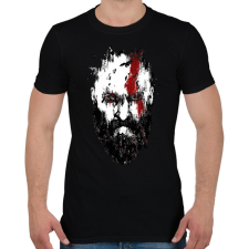 PRINTFASHION Kratos - God of War - Férfi póló - Fekete férfi póló