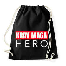 PRINTFASHION KRAV MAGA HERO - Sportzsák, Tornazsák - Fekete tornazsák