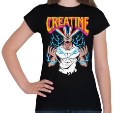 PRINTFASHION Kreatin - Női póló - Fekete