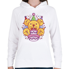 PRINTFASHION Kripto szülinap - Női kapucnis pulóver - Fehér