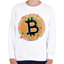 PRINTFASHION Kriptovaluta - Gyerek pulóver - Fehér gyerek pulóver, kardigán