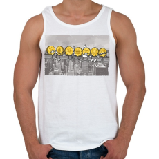 PRINTFASHION Kriptovaluták - Férfi atléta - Fehér