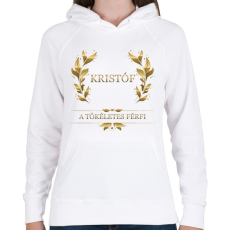 PRINTFASHION Kristóf - Női kapucnis pulóver - Fehér