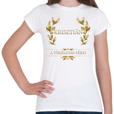PRINTFASHION Krisztián - Női póló - Fehér női póló