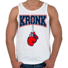 PRINTFASHION Kronk - Férfi atléta - Fehér atléta, trikó