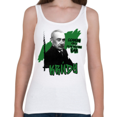 PRINTFASHION Krúdy Gyula - Női atléta - Fehér