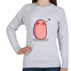 PRINTFASHION Krumpli - Női pulóver - Sport szürke