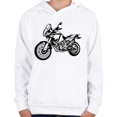 PRINTFASHION ktm - Gyerek kapucnis pulóver - Fehér