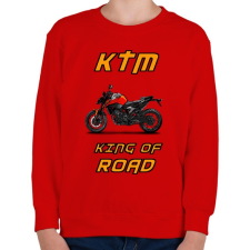 PRINTFASHION KTM - Gyerek pulóver - Piros gyerek pulóver, kardigán