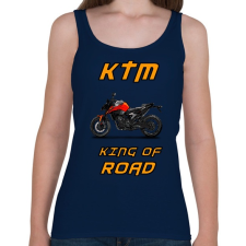 PRINTFASHION KTM - Női atléta - Sötétkék női trikó