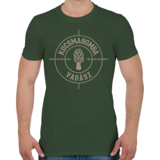 PRINTFASHION Kucsmagomba vadász - Férfi póló - Katonazöld