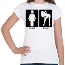 PRINTFASHION Különbség - Női póló - Fehér női póló